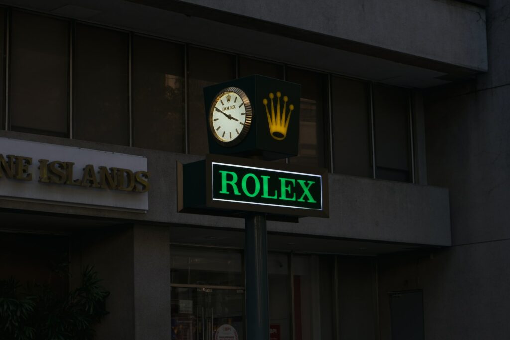 Rolex-Zeichen