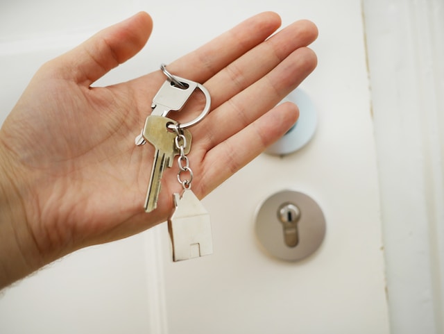 Hausschlüssel mit Schlüsselanhänger