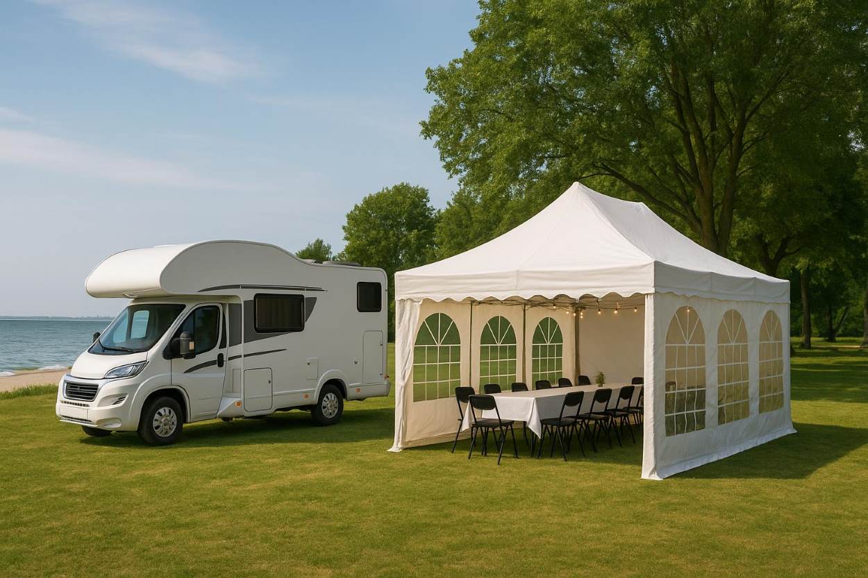 vom Wohnmobil bis zum Partyzelt: wo mieten?