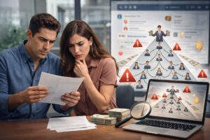 Was sind die wichtigsten Anzeichen eines Pyramidenspiels?