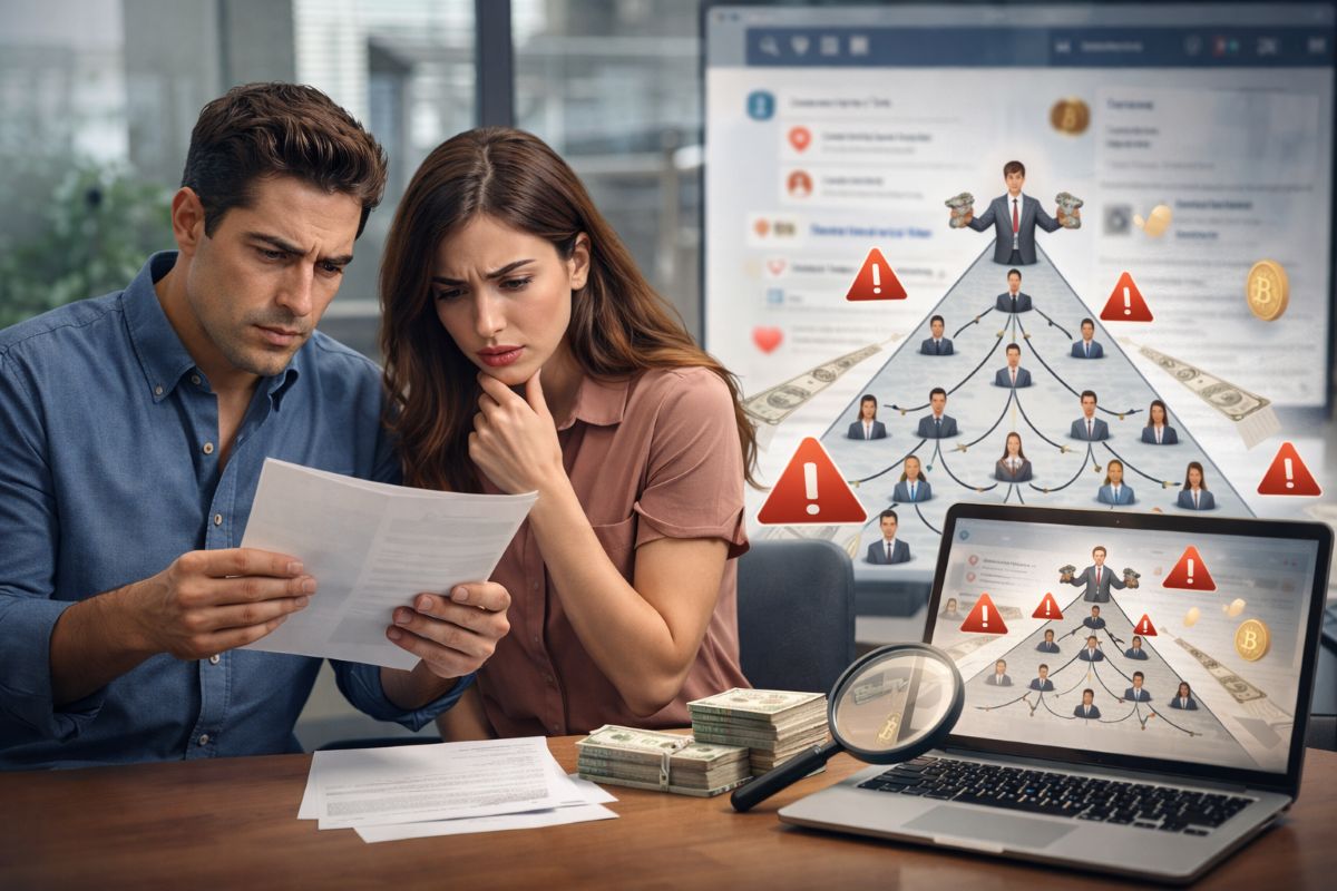 Was sind die wichtigsten Anzeichen eines Pyramidenspiels?